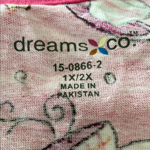 New Comfy Cotton Sleep Tee Gown Plus
5X 6X Woman Within Dreams & Co sleepshirt - Picture 5 of 6